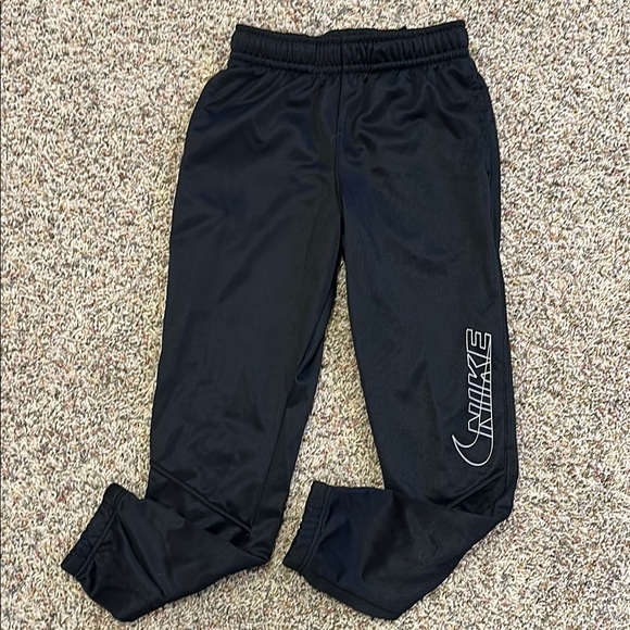 Nike Other - Nike Kids Black Therma-Fit Athletic Pants Black with Elastic Cuffs Size YL